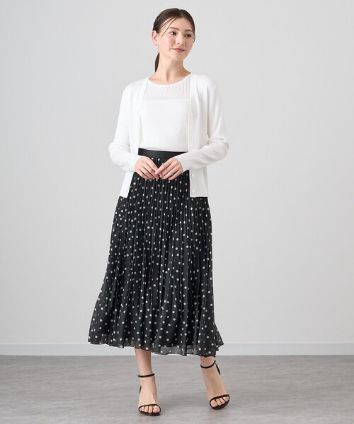 ANAYI（アナイ） プリーツスカート 36 ホワイト レディース : ZOZOTOWN