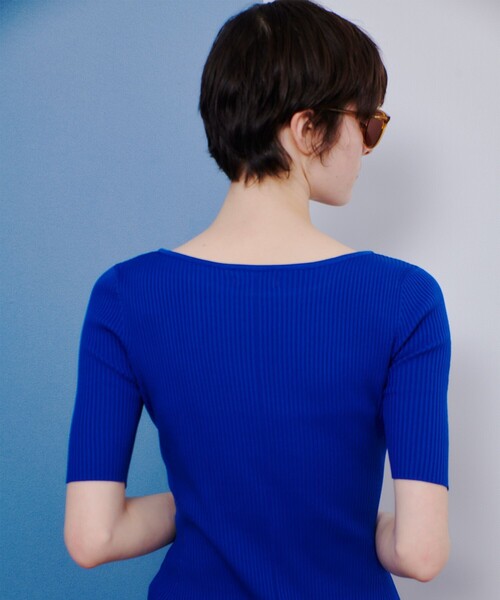 「allureville」 ニットワンピース 2 ベージュ レディース_画像5