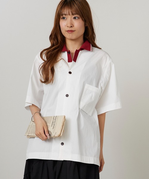 ブラウス シャツ Garance et VioLette/ギャランスエトヴィオレット ウェザーポロシャツ 2026年春夏春服 夏服 レディース