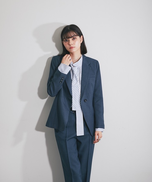 「SMILE ORCHID」 パンツスーツ M ターコイズブルー レディース_画像5