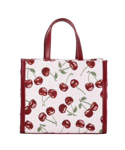 Maison de FLEUR（メゾンドフルール） トートバッグ チェリー柄