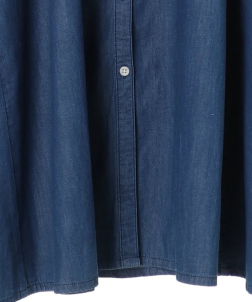 「AMERICAN HOLIC」 ノースリーブワンピース LARGE インディゴブルー レディース_画像9