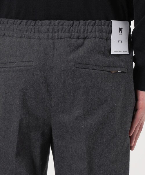 スラックス PT TORINO SOFT 1P JOGGER コットンストレッチ 1プリーツイージースラックス メンズの画像