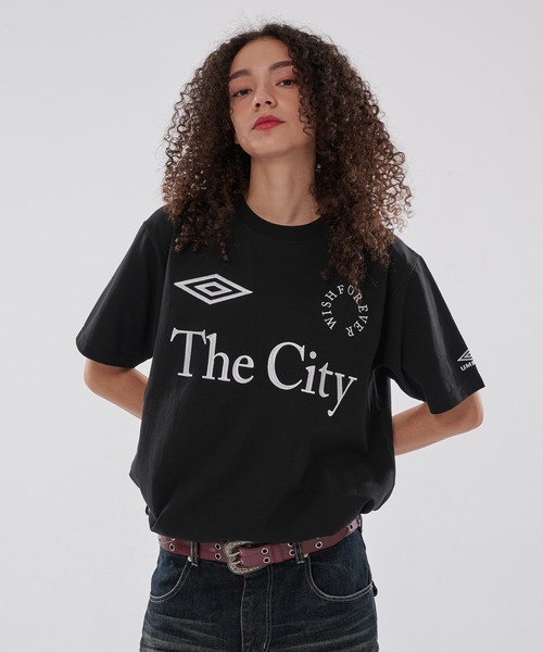 WISH FOR EVER（ウィッシュフォーエバー） tシャツ 「UMBRO」GAME LOGO