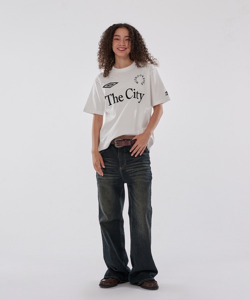 WISH FOR EVER（ウィッシュフォーエバー） tシャツ 「UMBRO」GAME LOGO