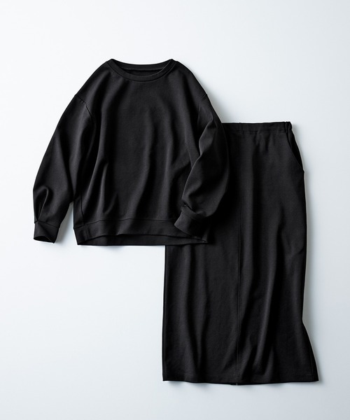 「Live in comfort」 セットアップ 3L ブラック レディース_画像2
