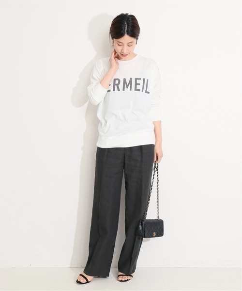 「VERMEIL par iena」 長袖カットソー FREE ホワイト レディース_画像2