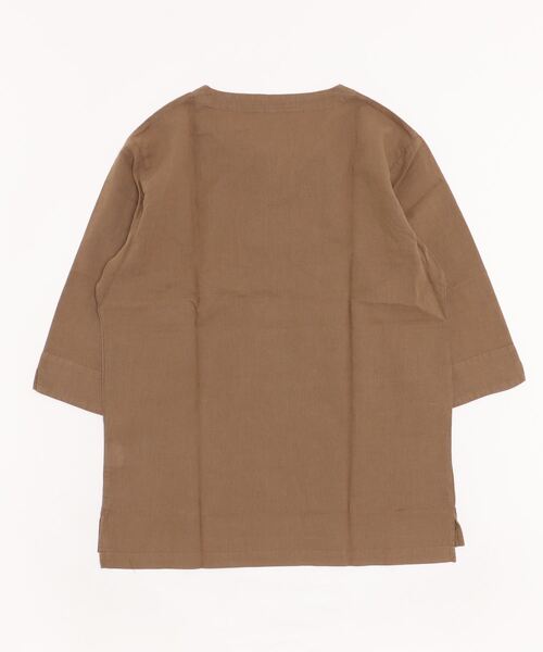 「The DUFFER of ST.GEORGE」 7分袖シャツ LARGE カーキ メンズ_画像2