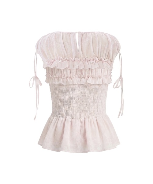Rose Muse（ロゼミューズ） セットアップ Flower shirring set up