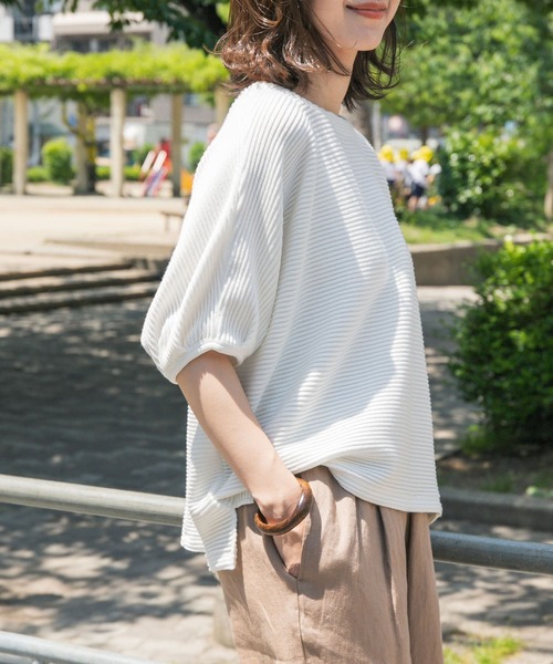 「URBAN RESEARCH DOORS」 半袖カットソー MEDIUM ホワイト レディース_画像8