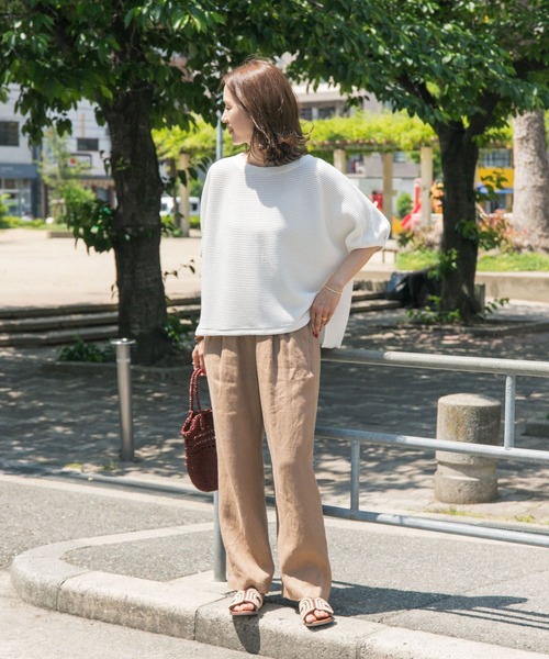 「URBAN RESEARCH DOORS」 半袖カットソー MEDIUM ホワイト レディース_画像10