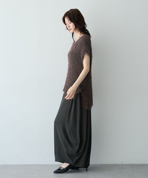「Editt by YECCA VECCA」 イージーパンツ FREE ライトベージュ レディース_画像7