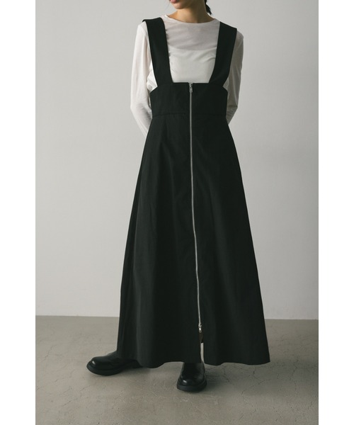 「STYLEMIXER」 サロペットスカート SMALL ベージュ レディース_画像3