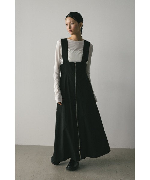 「STYLEMIXER」 サロペットスカート SMALL ベージュ レディース_画像4
