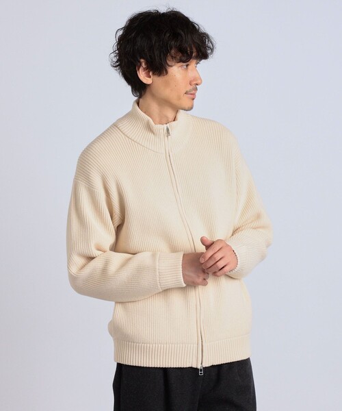 新品大人気 カーディガン ニット カーディガン ZOZOTOWN PayPayモール店 - 通販 - PayPayモール SHIPS any: <ウォッシャブル>ストレッチ ジップアップ ドライバーズ ミドルゲージ アゼ編み 通販再入荷