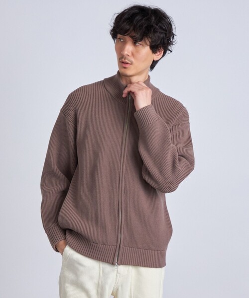新品大人気 カーディガン ニット カーディガン ZOZOTOWN PayPayモール店 - 通販 - PayPayモール SHIPS any: <ウォッシャブル>ストレッチ ジップアップ ドライバーズ ミドルゲージ アゼ編み 通販再入荷