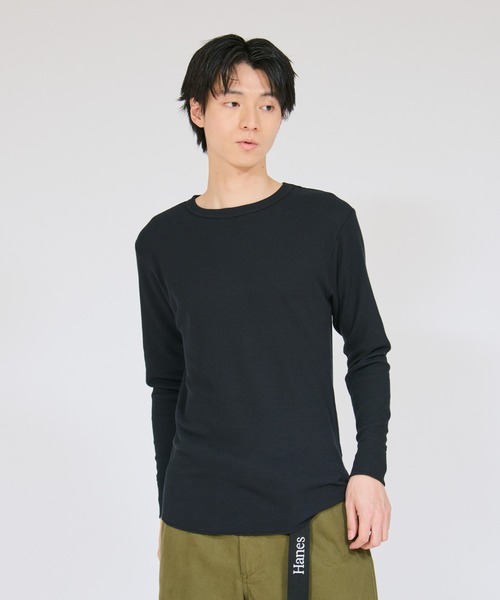 Hanes（ヘインズ） tシャツ 「Hanes/ヘインズ」メンズ サーマル クルー