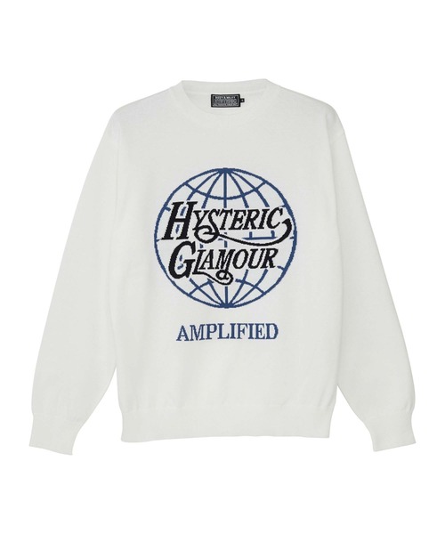ニット HYSTERIC WORLD編込 プルオーバー