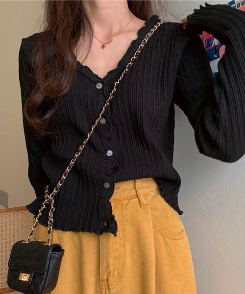 カーディガン レディース メロウリブカーディガン : ZOZOTOWN