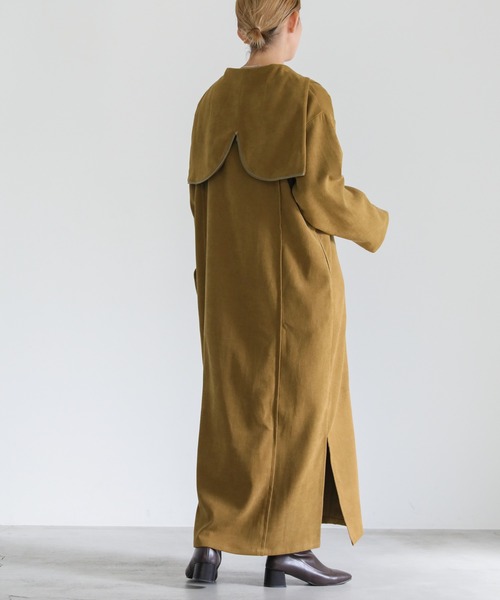 select MOCA（セレクトモカ） ワンピース Uネック2wayフード付きロング