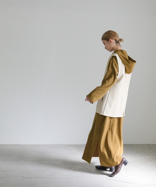 select MOCA（セレクトモカ） ワンピース Uネック2wayフード付きロング