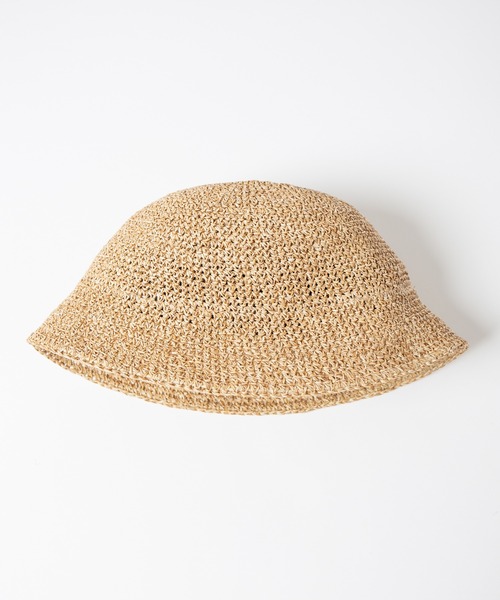 RACAL（ラカル） 帽子 ハット Japanese Paper Fiber Tulip Knit Hat