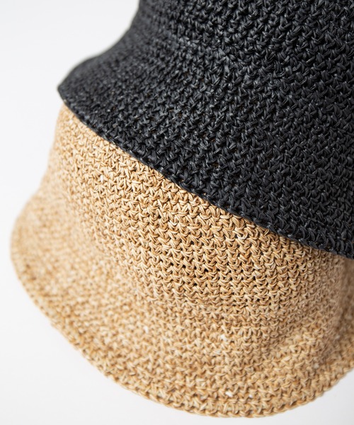 RACAL（ラカル） 帽子 ハット メンズ Japanese Paper Fiber Tulip Knit