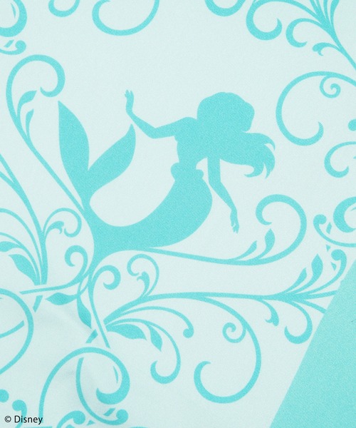 Disney BIGスカーフ&巾着SET アリエル スカーフ ストール org.jpg