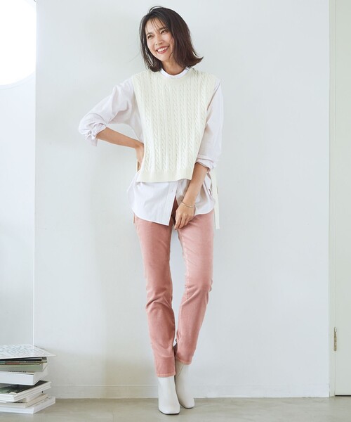 23区 ブラウス シャツ 「杏さん着用/洗える」CANCLINI バンド