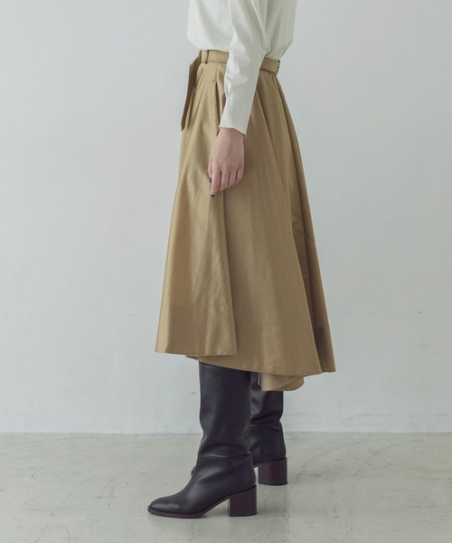 新品　DRESSLAVE ベルト付きジャンパースカート　38 DRESSLAVE（ドレスレイブ） スカート shiny nylon belted flare skirt