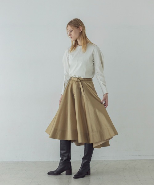 フレアスカート（専用です） DRESSLAVE スカート shiny nylon belted flare skirt(シャイニー