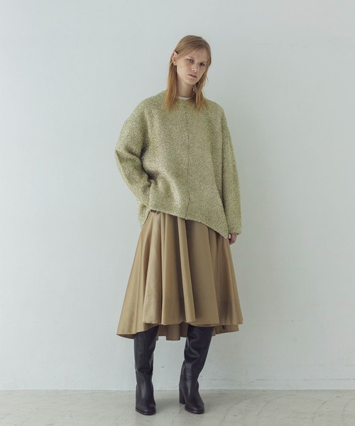 DRESSLAVE（ドレスレイブ） スカート shiny nylon belted flare skirt