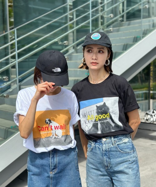 tシャツ 「ZOZOTOWN限定」LHP×IMOKO/エルエイチピー/Vintage Photos CAT TEE レディース メンズ L.H.P tシャツ 「ZOZOTOWN限定」LHP×IMOKO/エルエイチピー