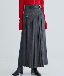 UNITED TOKYO スカート 「WEB限定」ストレンジプリーツロング