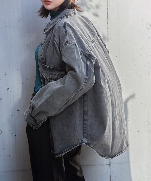 デニムシャツ デニムジャケット Gジャン ジャケット レディース デニム シャツ アウター Gジャン 洋服