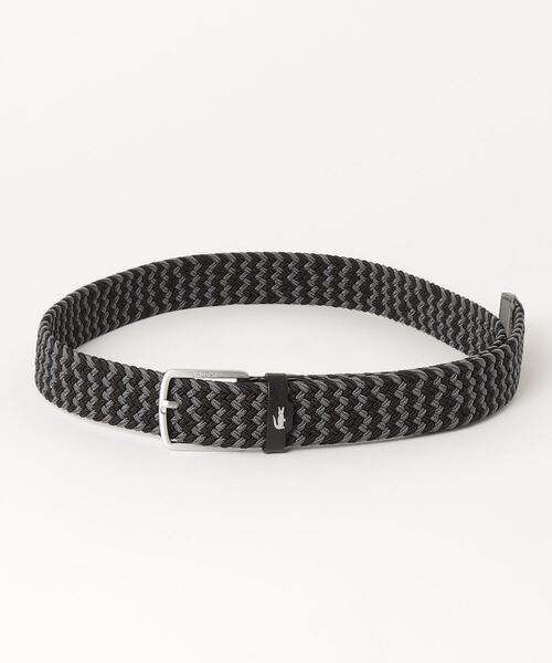 LACOSTE ベルト マルチカラーストレッチメッシュベルト