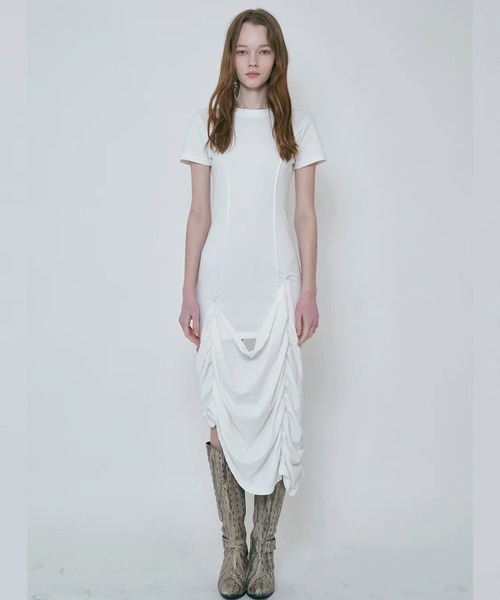 VIAVANDA ワンピース VIAVANDA ワンピース DROOP LINE TEE DRESS : ZOZOTOWN Yahoo!店