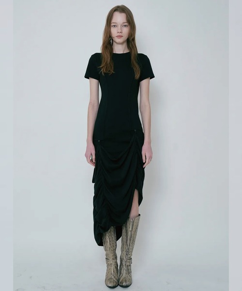 VIAVANDA ワンピース VIAVANDA ワンピース DROOP LINE TEE DRESS : ZOZOTOWN Yahoo!店