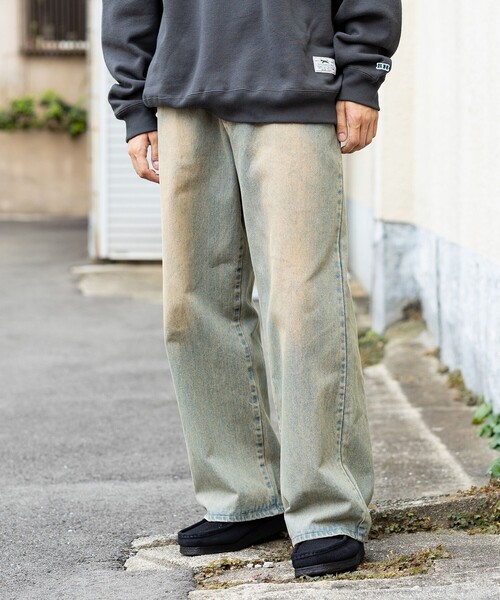 希少 ワコマリア WHITE OAK ブラスト加工デニム ストレート デニム選びに迷ったらこれ！最新ワイドデニム☆｜ビームス