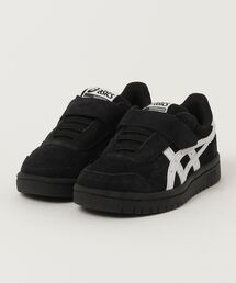 asics  JAPAN PRO PS ベルクロ キッズシューズ 黒　17cm asics skatebording】JAPAN PRO PS カラー：black/white