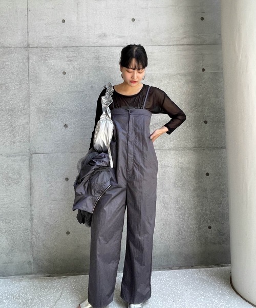 tシャツ シアーロゴプリントロンT「手洗い可能」 レディース