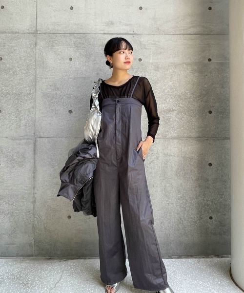 tシャツ シアーロゴプリントロンT「手洗い可能」 レディース