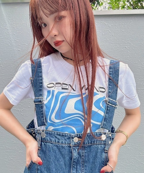 tシャツ 「ZOZOTOWN限定」LHP×momo/Organic cotton graphic logo T (Ladys)/lhpmom レディー
