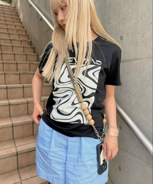 tシャツ 「ZOZOTOWN限定」LHP×momo/Organic cotton graphic logo T (Ladys)/lhpmom レディー L.H.P tシャツ 「ZOZOTOWN限定」LHP×momo/Organic cotton