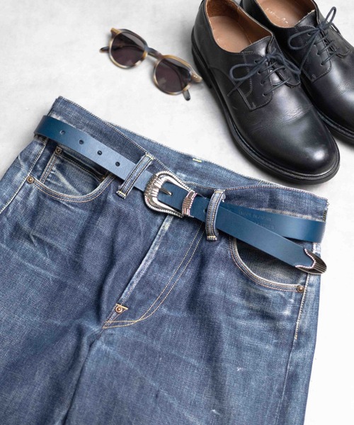 ベルト CALM（カーム）MADE IN JAPAN Leather Belt レディース メンズ