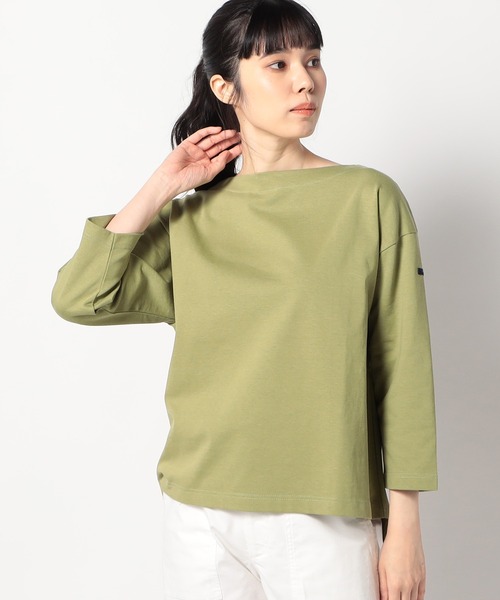 tシャツ 日本製　デラヴェ天竺カットソー ムジ レディース