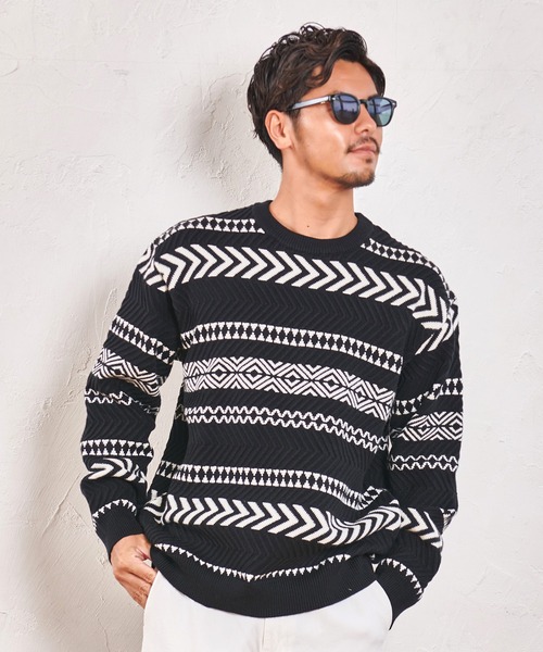 CavariA セーター ニット 「CavariA/キャバリア」クルーネック