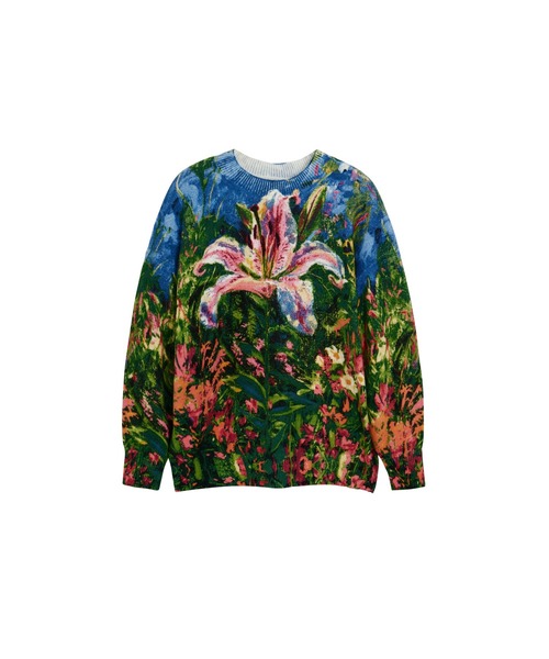 Desigual（デシグアル） ニット セーター フローラルアート ニットプル