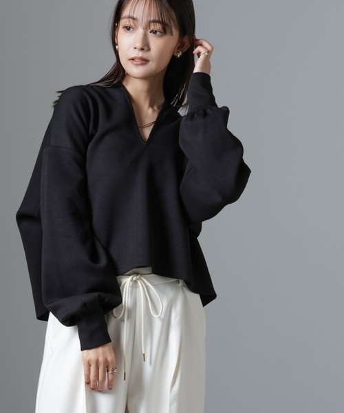 NANO universe（ナノ・ユニバース） tシャツ 裏起毛ダンボールカット