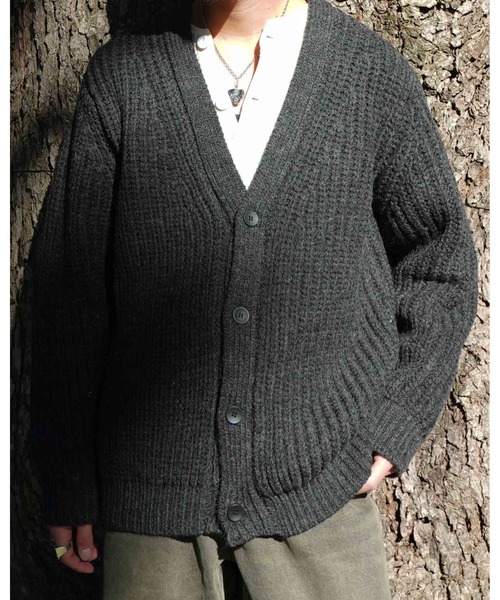 Noen（ノエン） カーディガン ウールライクカーディガン メンズ